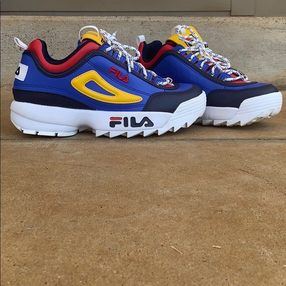 fila multi colored shoes